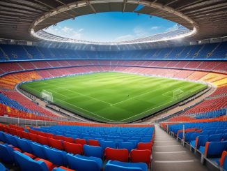 Fotbollsstadion illustration